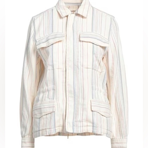 ZADIG&VOLTAIRE IVORY STRIPED JACKET - Picture 5 of 8